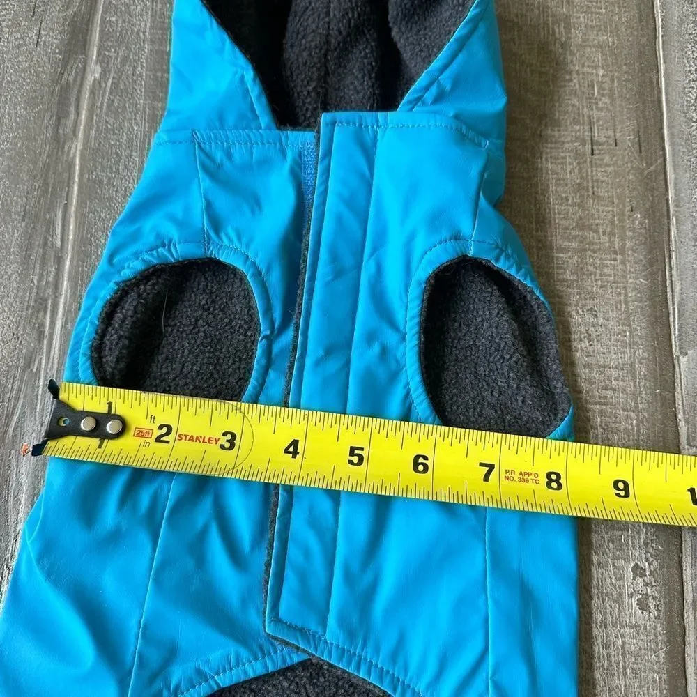 Dog Pet Blue Raincoat Jacket XS